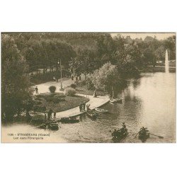 carte postale ancienne 67 STRASBOURG STRASSBURG. Lac dans l'Orangerie