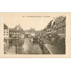 carte postale ancienne 67 STRASBOURG STRASSBURG. Les Moulins