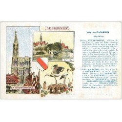 carte postale ancienne 67 STRASBOURG STRASSBURG. L'Ill. Pstille Valda