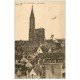 carte postale ancienne 67 STRASBOURG STRASSBURG. Münster Cathédrale 1922 Cigognes