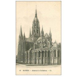 carte postale ancienne 14 BAYEUX. Cathédrale n°15 Abside