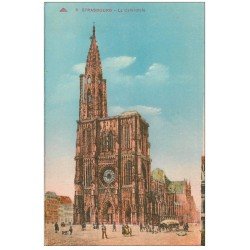 carte postale ancienne 67 STRASBOURG STRASSBURG. Münster Cathédrale n° 3