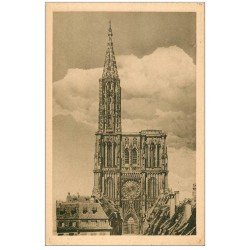 carte postale ancienne 67 STRASBOURG STRASSBURG. Münster Cathédrale Rosace