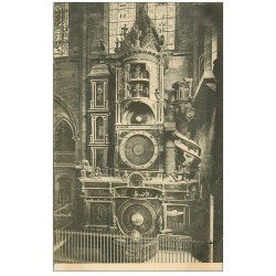 carte postale ancienne 67 STRASBOURG STRASSBURG. Munster. Horloge astronomique 1919