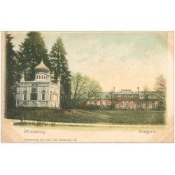 carte postale ancienne 67 STRASBOURG STRASSBURG. Orangerie vers 1900