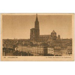 carte postale ancienne 67 STRASBOURG STRASSBURG. Palais des Rohan 1947