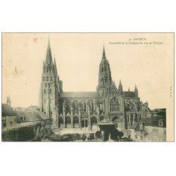carte postale ancienne 14 BAYEUX. Cathédrale n°52 1909