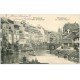 carte postale ancienne 67 STRASBOURG STRASSBURG. Petite France embarcations 1906