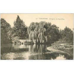 carte postale ancienne 67 STRASBOURG STRASSBURG. Pièce d'Eau Orangerie