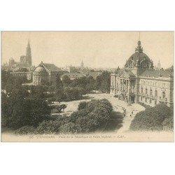 carte postale ancienne 67 STRASBOURG STRASSBURG. Place République Palais Royal