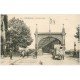 carte postale ancienne 67 STRASBOURG STRASSBURG. Pont du Rhin attelage militaire