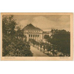 carte postale ancienne 67 STRASBOURG STRASSBURG. Théâtre Municipal 1919