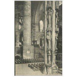 carte postale ancienne 67 STRASBOURG STRASSBURG. Transept et Colonne des Anges