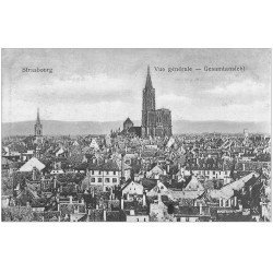 carte postale ancienne 67 STRASBOURG STRASSBURG. Vue 1919