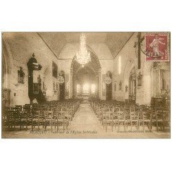 carte postale ancienne 69 BEAUJEU. Eglise Saint-Nicolas vers 1920