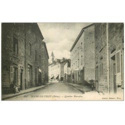 carte postale ancienne 69 BOURG-DE-THIZY. Quartier Pierrefeu