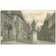 carte postale ancienne 14 BAYEUX. Clocher Miséricorde et Statue Chartier 1923