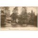 carte postale ancienne 69 CHATEAU DES HALLES. Le Lac vers le Chalet 1933