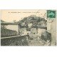 carte postale ancienne 69 CONDRIEU. Ruines du Château Ruisseau d'Arbuet 1910