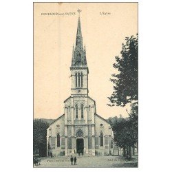 carte postale ancienne 69 FONTAINES-SUR-SAÔNE. L'Eglise