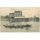 carte postale ancienne 69 GIVORS. Passe de Joutes Fêtes Nautiques 1906