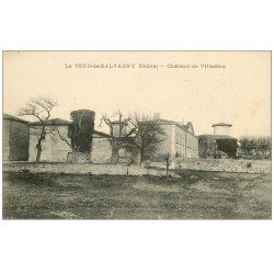 carte postale ancienne 69 LA TOUR-DE-SALVAGNY. Château de Villedieu