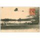 carte postale ancienne 69 LYON. Aéroplane sur le Lac au Parc 1910