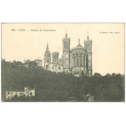 carte postale ancienne 69 LYON. Basilique Notre-Dame de Fourvière 1906 Abside