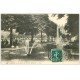 carte postale ancienne 69 LYON. Bassin Place Bellecour 1910