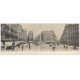 69 LYON. Carte double panoramique. Place de la République. Panneau Ricqlès