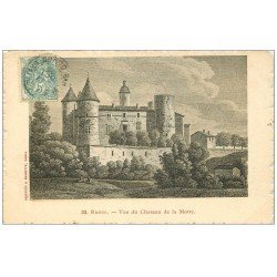 carte postale ancienne 69 LYON. Château de la Motte 1905. Publicité Maggi