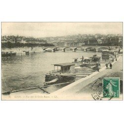 carte postale ancienne 69 LYON. Croix Rousse 1912