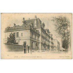 carte postale ancienne 69 LYON. Ecole Service Santé Militaire 1906