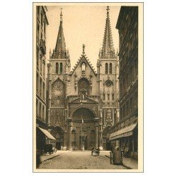 carte postale ancienne 69 LYON. Eglise Saint-Nizier