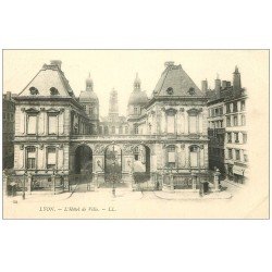carte postale ancienne 69 LYON. Hôtel de Ville