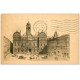 carte postale ancienne 69 LYON. Hôtel de Ville d'antan. 1941