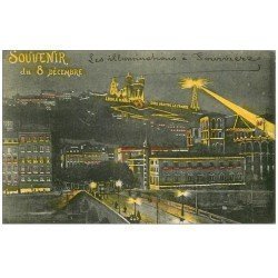 carte postale ancienne 69 LYON. Illuminations 1922