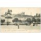 carte postale ancienne 69 LYON. Place Bellecour 1911