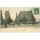 carte postale ancienne 69 LYON. Place de la République 1916