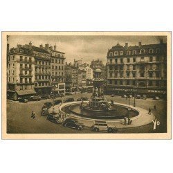 carte postale ancienne 69 LYON. Place Fontaine Jacobins