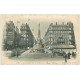 carte postale ancienne 69 LYON. Place République 1903. Affiche Ricqlès