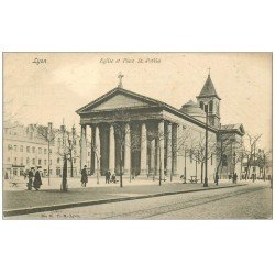 carte postale ancienne 69 LYON. Place Saint-Pothin