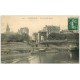 carte postale ancienne 69 LYON. Pont Port Mouton 1911