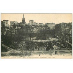 carte postale ancienne 69 LYON. Square Jardin des Plantes