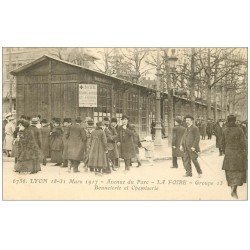 69 LYON. Superbe La Foire. Bonneterie Chemiserie Avenue du Parc en 1917. Société Secours aux Blessés