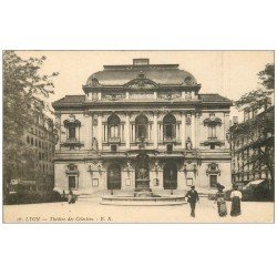carte postale ancienne 69 LYON. Théâtre des Célestins 1917