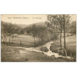 carte postale ancienne 69 MONSOLS. La Planche 1941