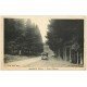 carte postale ancienne 69 MONSOLS. Voiture Route d'Ouroux. Pli transversal