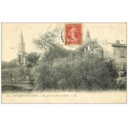 carte postale ancienne 69 MONT CEINDRE CINDRE 1908