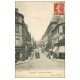 carte postale ancienne 14 BAYEUX. Voiture Tacot rue Saint-Martin 1909
